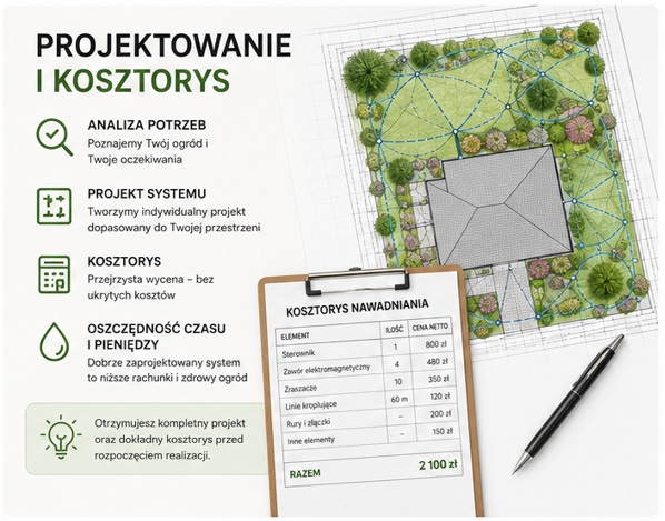 Darmowy projekt automatycznego nawadniania