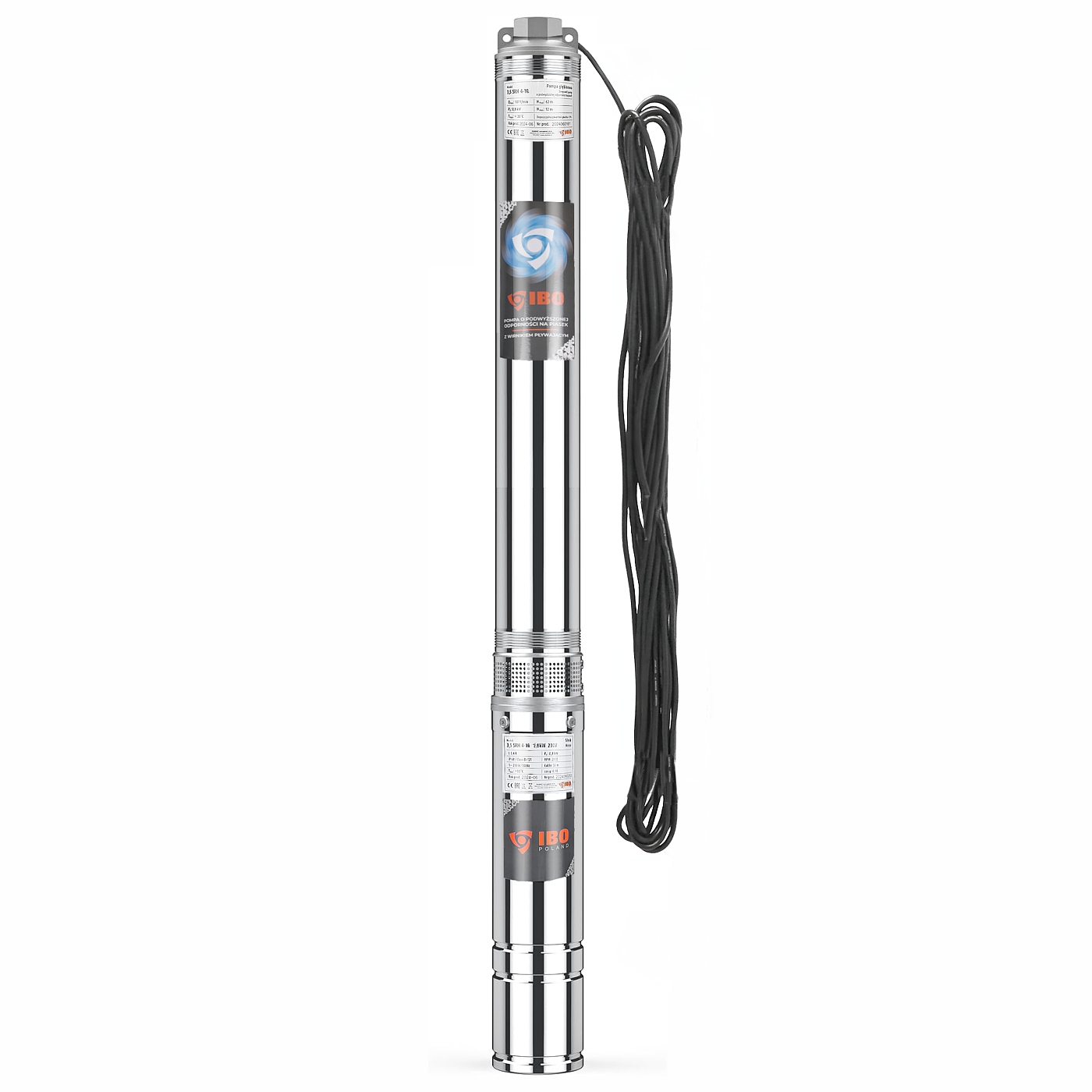 Pompa głębinowa antypiaskowa SRH 4-16 (1,1kW) INOX 230V z kablem 30m
