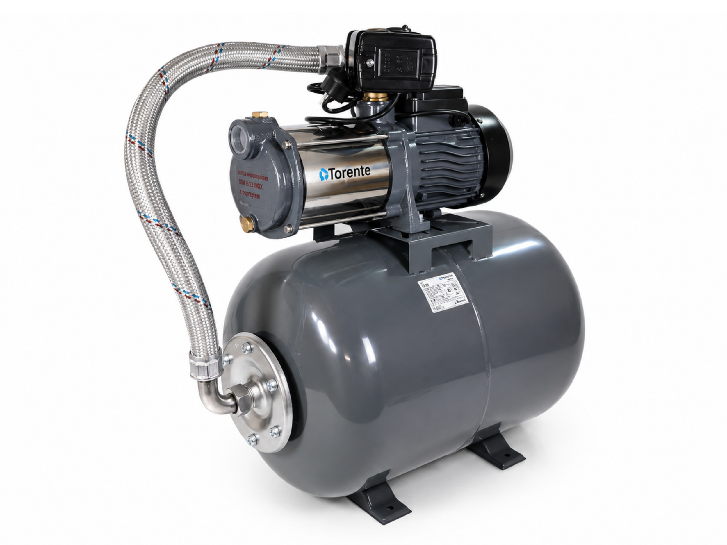 Zestaw hydroforowy DIM 6/23 INOX na zbiorniku 24L Torente zdjęcie numer 3