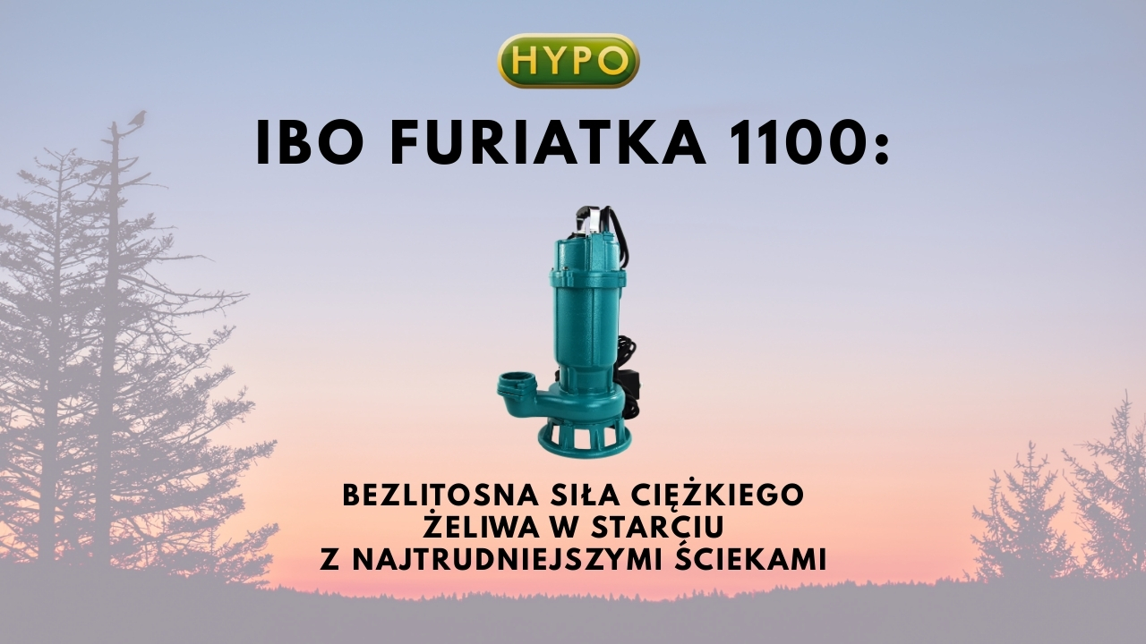 IBO Furiatka 1100 - Jak Wybrać Pompę do Szamba z Rozdrabniaczem?