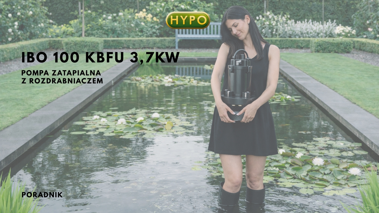 Pompa Szlamowa IBO 100 KBFU 3,7kW - Klucz do Efektywnego Odwodnienia