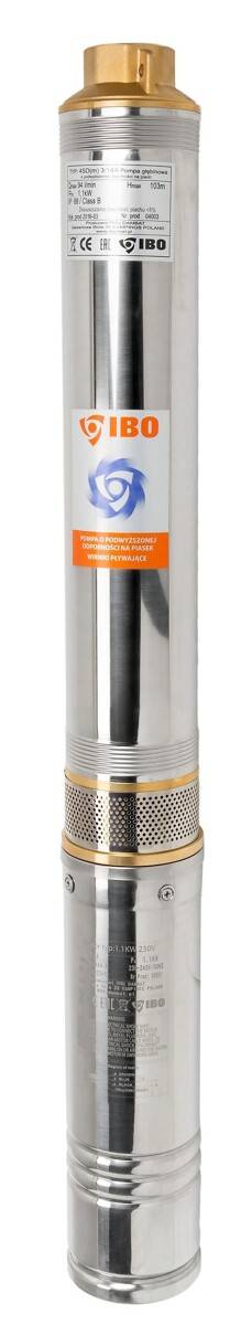 Pompa głębinowa antypiaskowa 4" SDM 7-12 (1,5kW) 230V IBO