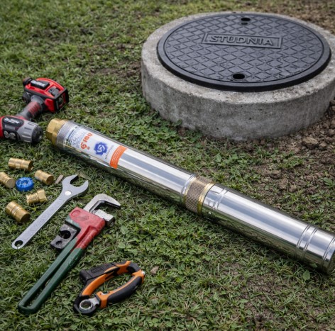 Pompa głębinowa antypiaskowa 4" SD7-17 (2,2 kW) 400V IBO