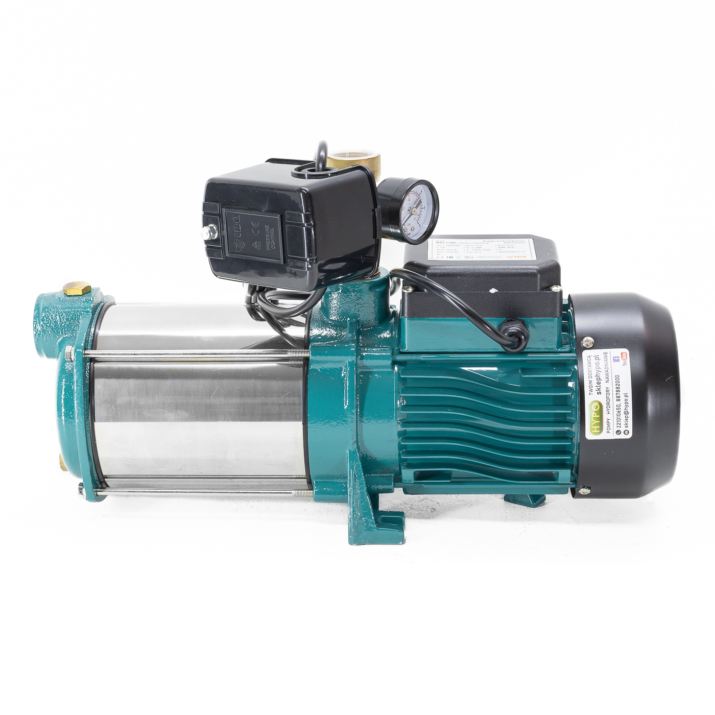 Pompa hydroforowa MH1300 SS INOX z osprzętem (1,3kW) 230V IBO