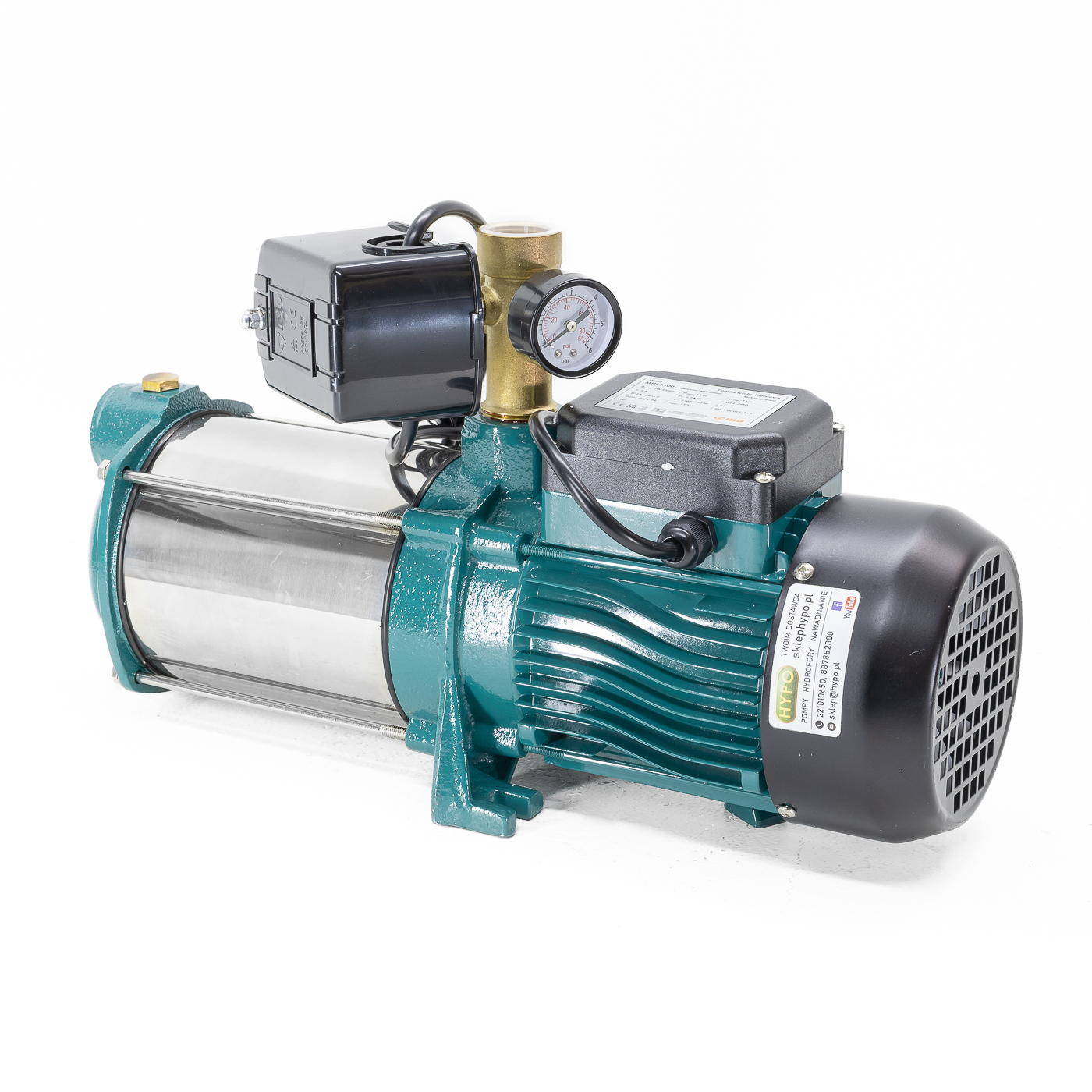 Pompa hydroforowa MHI 1300 MH z osprzętem (1,3kW) 230V IBO