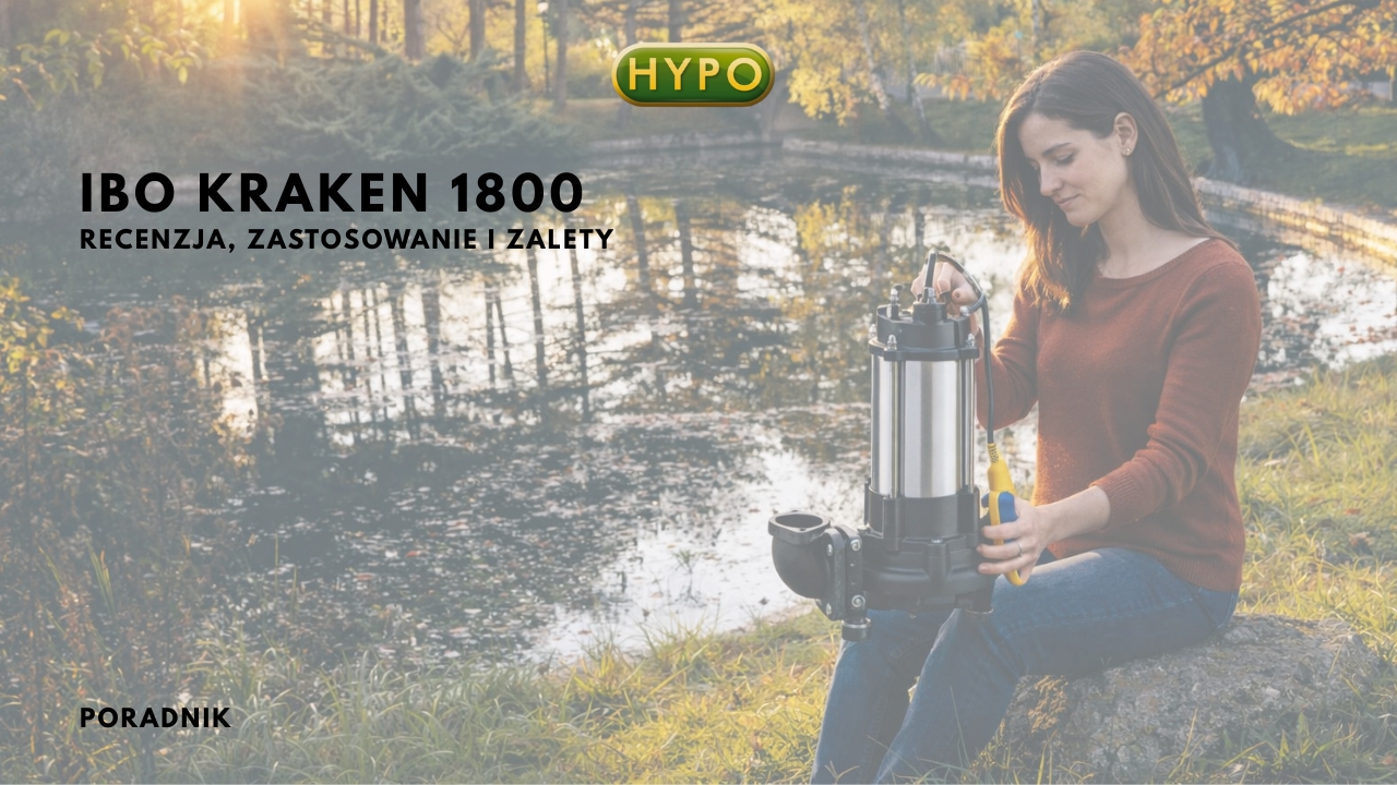 Pompa Zatapialna IBO Kraken 1800 - Niezawodny Wybór do Twojego Domu i Firmy