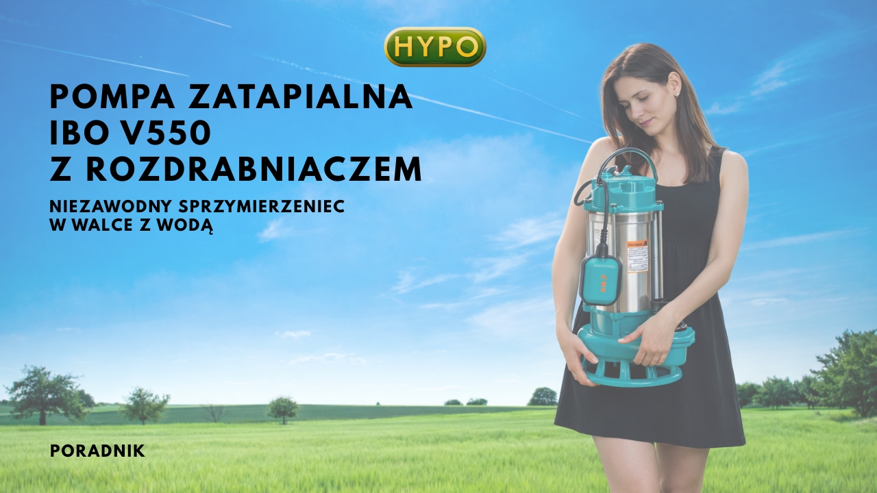 Pompa Zatapialna IBO V550 z Rozdrabniaczem - Niezawodny Sprzymierzeniec w Walce z Wodą