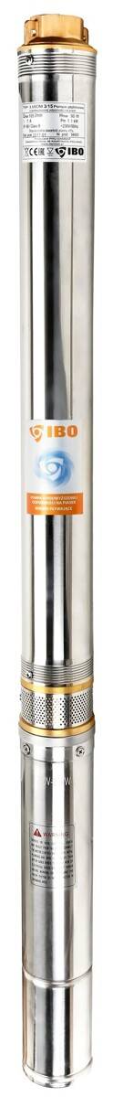 Pompa głębinowa antypiaskowa 3,5" SDM 2-22 z kablem 20m (1,8kW) 230V IBO