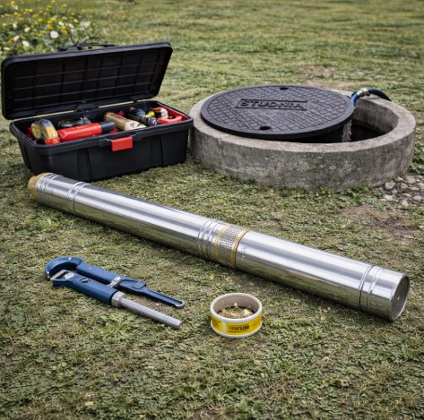 Pompa głębinowa 4" SD5-20 z kablem 20m (2,2kW) 230V Omnigena