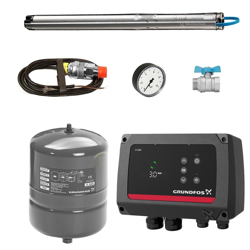 Pakiet hydroforowy SQE 5-70 nr. 93176209 (1,85kW) 230V CU 302 Grundfos zdjęcie numer 2