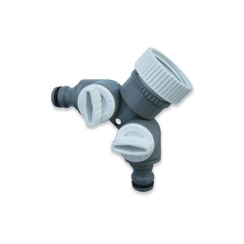 Trójnik 1'' (GW) z redukcją na 3/4'' z zaworami WL-2222